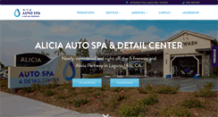 Desktop Screenshot of aliciaautospa.com
